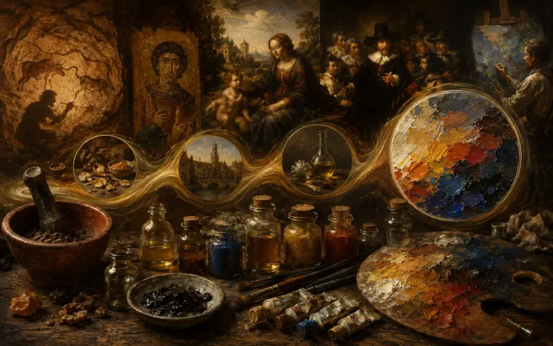 History of oil paint